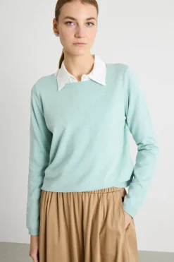 Maglia con nodi - Verde