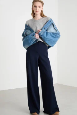 Maglia con toppe ai gomiti - Grigio