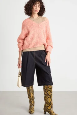 Maglia crop - Rosa