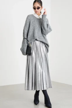 Maglia dal volume oversize - Grigio
