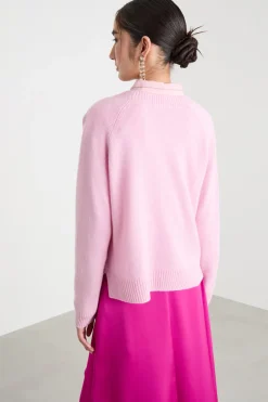 Maglia girocollo regolare - Rosa