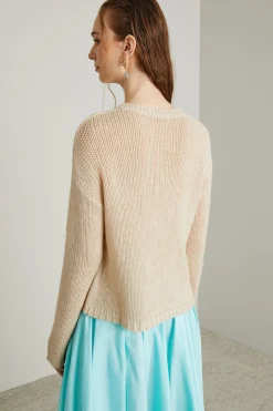 Maglia in cashmere - Beige