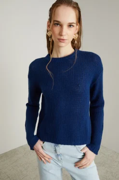 Maglia in cashmere - Blu