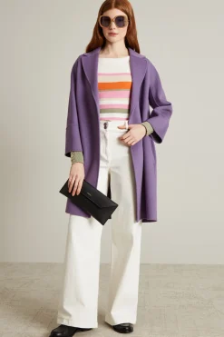 Maglia in cotone - Bianco Arancione Rosa