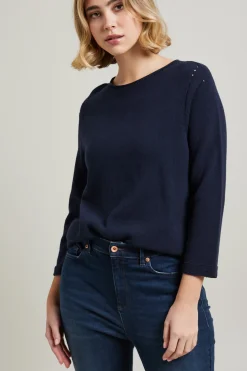 Maglia in cotone - Blu Notte