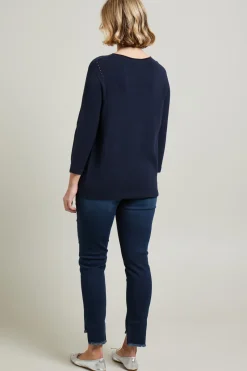 Maglia in cotone - Blu Notte