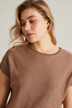 Maglia in cotone - Marrone