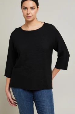 Maglia in cotone - Nero