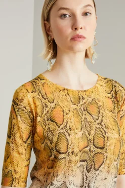 Maglia in filato crépe - Animalier