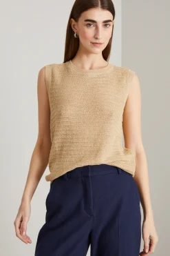 Maglia in filato di lino - Beige