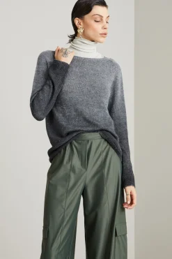 Maglia in filato di lino - Grigio