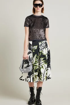 Maglia in lana con paillettes - Antracite