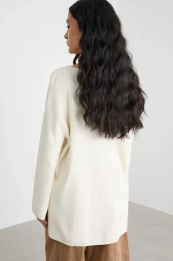Maglia in viscosa crepe - Bianco