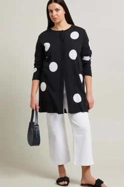 Maglia lavorazione jacquard - Nero Bianco