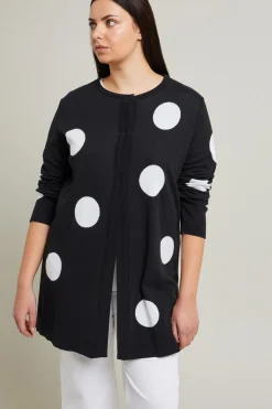 Maglia lavorazione jacquard - Nero Bianco