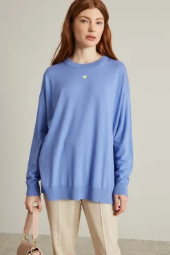 Maglia over - Pervinca