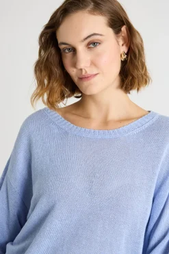 Maglia oversize - Azzurro