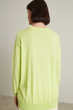 Maglia over - Verde Fluo