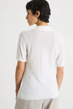 Maglia stile polo - Bianco
