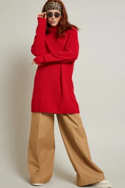 Maglione oversize - Rosso