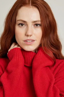 Maglione oversize - Rosso