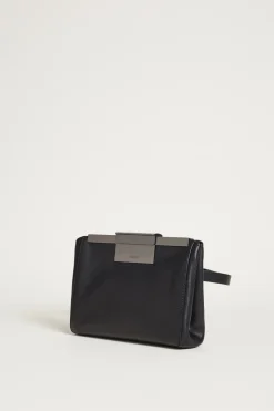 Marsupio in pelle naturale - Nero