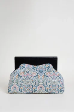 Maxi pochette fantasia - Azzurro