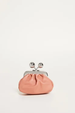 Micro clutch in pelle - Rosa