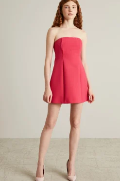 Mini abito bustier - Rosa
