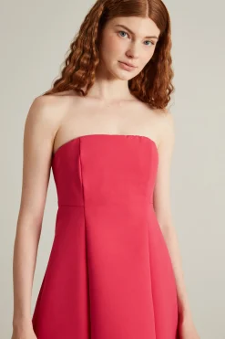 Mini abito bustier - Rosa