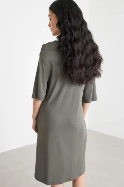Minidress in jersey - Grigio
