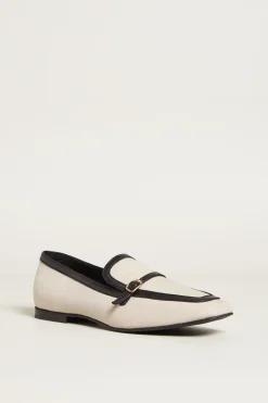 Mocassini in cotone - Sabbia Nero