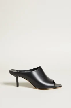 Mule con fascia accollata - Nero