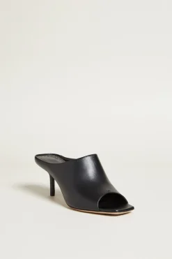 Mule con fascia accollata - Nero