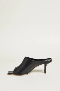 Mule con fascia accollata - Nero