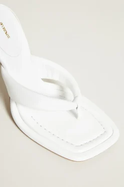 Mule con tacco - Bianco