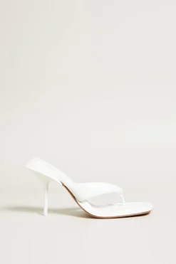 Mule con tacco - Bianco