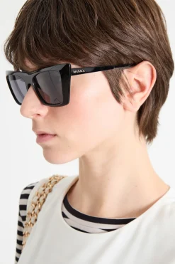 Occhiali cat-eye - Nero