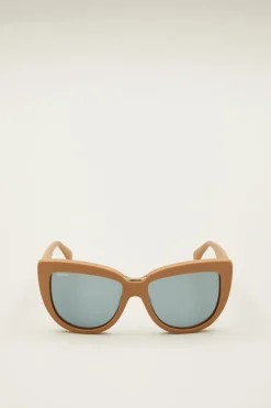 Occhiali da sole butterfly - Cammello