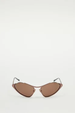 Occhiali da sole cat-eye - Marrone