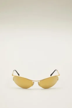 Occhiali da sole cat-eye - Oro