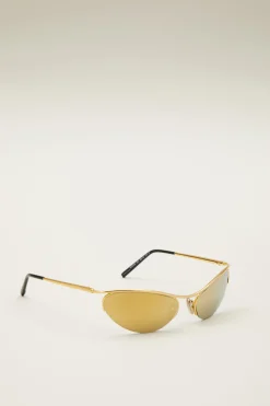 Occhiali da sole cat-eye - Oro