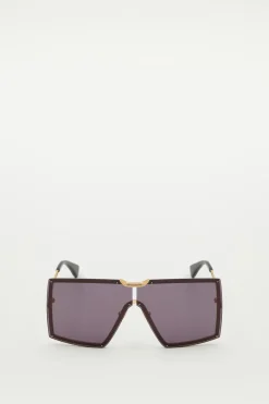 Occhiali da sole squadrati oversize - Viola