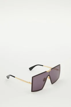 Occhiali da sole squadrati oversize - Viola