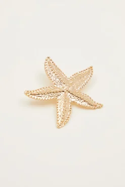 Orecchini a stella - Beige
