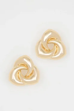 Orecchini a tre punte - Oro