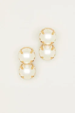 Orecchini con perle - Oro Bianco