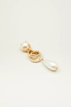 Orecchini pendenti - Bianco Oro