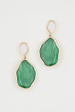 Orecchini pendenti - Verde