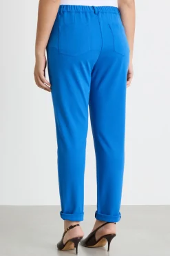 Pantalone aderente in jersey - Azzurro